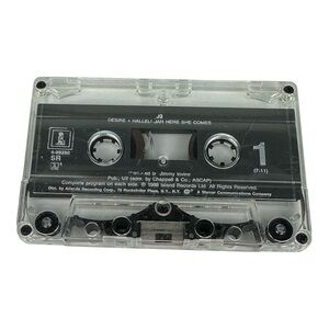 U2 Single Desire Hallelujah Here She Comes Casette Tape 1988